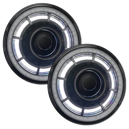 ORACLE Lighting 0718 Jeep Wrangler JK Oculus 7in ColorSHIFT Bi-LED Projector Headlights