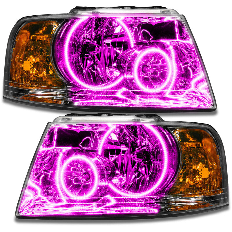 Oracle 03-06 Ford Expedition SMD HL - Chrome - ColorSHIFT w/ 2.0 Controller