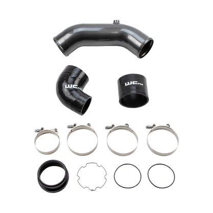 Wehrli 2017+ Ford 6.7L Power Stroke 3.5in Cold Side Intercooler Pipe - Bronze Chrome