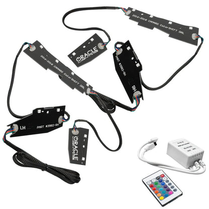 Oracle 16-18 Chevy Camaro RGB+W Headlight DRL Kit - ColorSHIFT w/ Simple Controller