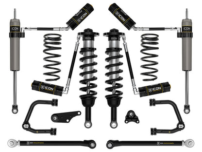 ICON 2024+ Toyota Tacoma 1.25in-3in Stage 7 Suspension System Tubular w/ Triple Rate Spring