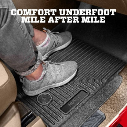 Husky Liners 15 Toyota Venza WeatherBeater Front & Second Row Tan Floor Liners Black