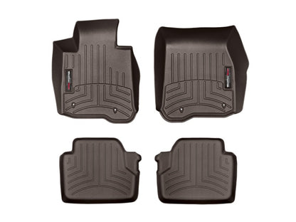 WeatherTech 2014+ BMW 4-Series Front & Rear FloorLiner - Cocoa