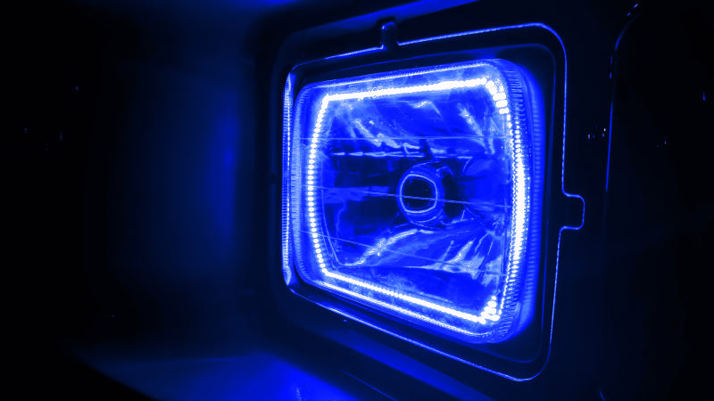 Oracle Pre-Installed Lights 7x6 IN. Sealed Beam - Blue Halo