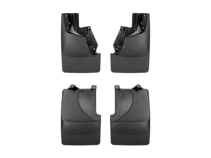 WeatherTech 22-24 Ford Bronco Raptor (No Sport) No Drill Front & Rear MudFlaps - Black