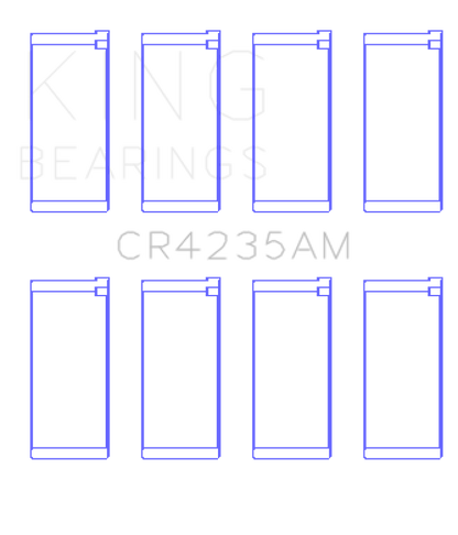 King Engine Bearings Hyundai 2.0L G4GC (Size +0.25mm) Con Rod Bearing Set