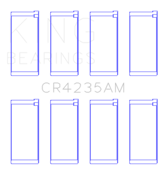 King Engine Bearings Hyundai 2.0L G4GC (Size +0.25mm) Con Rod Bearing Set