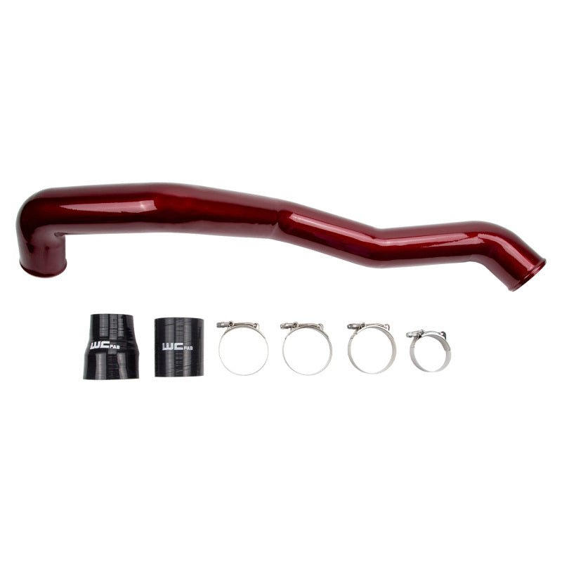 Wehrli 11-16 Chevrolet 6.6L LML Duramax Driver Side 3in Intercooler Pipe - Bronze Chrome