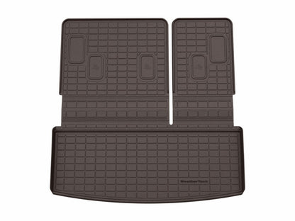 WeatherTech 21-26 Cadillac Escalade Behind 3rd Row Seating SeatBack Cargo Liners HP - Cocoa