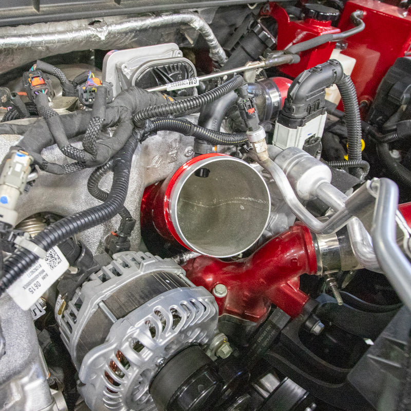 Wehrli 17-24 Duramax L5P High Flow Intake Horn - WCFab Red