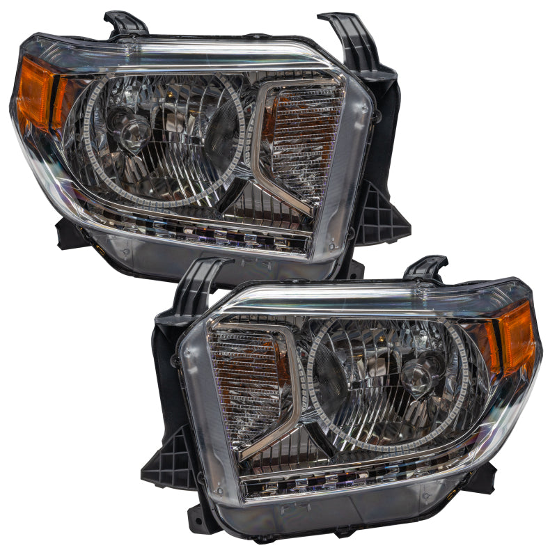 Oracle 14-17 Toyota Tundra SMD HL - Dual Halo Kit - ColorSHIFT w/ Simple Controller