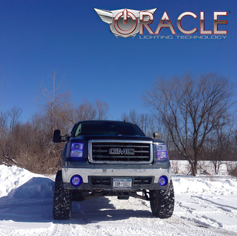 Oracle GMC Sierra 07-13 Halo Kit (New Square Ring Design) - ColorSHIFT