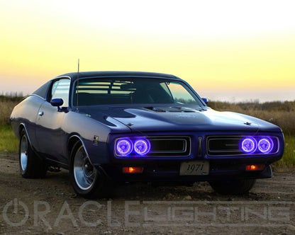 Oracle Pre-Installed Lights 5.75 IN. Sealed Beam - UV/Purple Halo