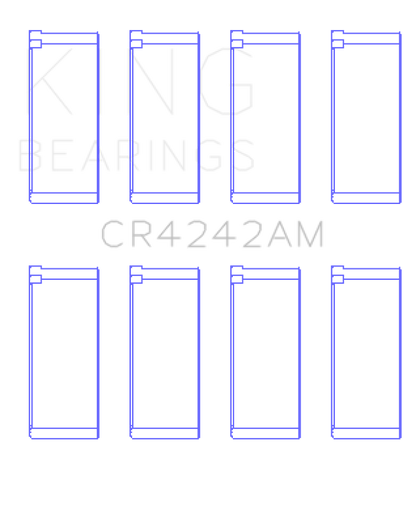 King Engine Bearings Honda 97ci 1.6L L4 B16A2/B16A3 Rod Bearing Set - Size STD