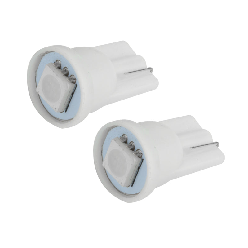 Oracle T10 1 LED 3-Chip SMD Bulbs (Pair) - Green