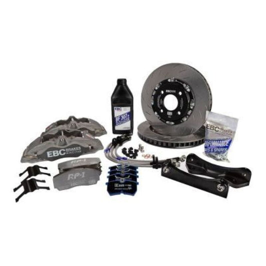 EBC Racing 05-19 BMW 3-Series E90/E92F/F30 Anodized Apollo-4 Caliper 355mm Rotor Front Big Brake Kit