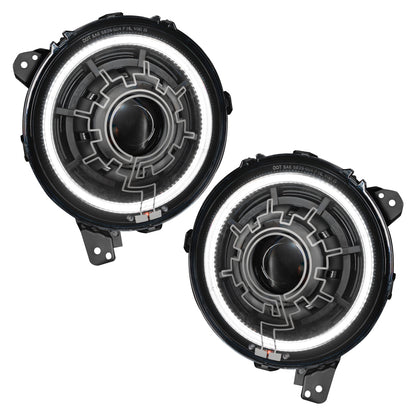 Oracle Lighting 18-22 Jeep Wrangler JL Oculus Bi-LED Projector Headlights