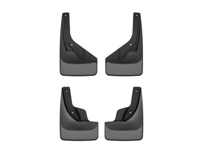 WeatherTech 21-25 Volkswagen Taos Front & Rear Mudflaps - Black