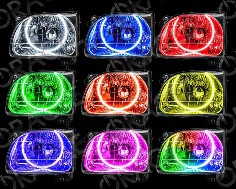 Oracle Toyota Tacoma 01-04 Halo Kit - ColorSHIFT w/ Simple Controller