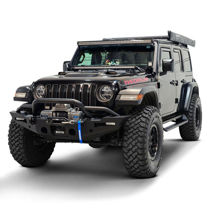 Westin 20-25 Jeep Gladiator / 18-25 Wrangler JL XTS Front Bumper - Tex. Blk