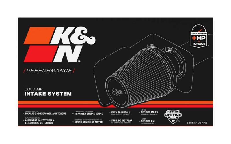 K&N 19-20 Jeep Cherokee L4-2.4L Performance Air Intake Kit
