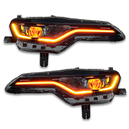 Oracle 19-21 Chevy Camaro SS/RS RGBW+A Headlight DRL Upgrade Kit - ColorSHIFT 2