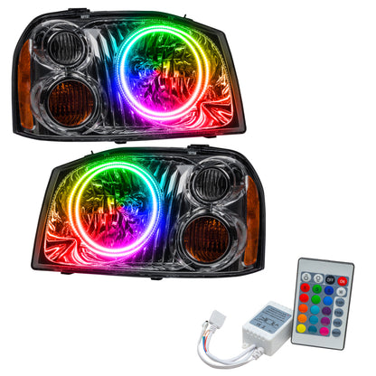 Oracle 01-04 Nissan Frontier SMD HL - Dual Halo - ColorSHIFT w/ Simple Controller