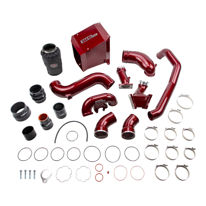 Wehrli 06-07 Chevrolet Duramax 6.6L LBZ Stage 2 High Flow Intake Bundle Kit - Candy Red