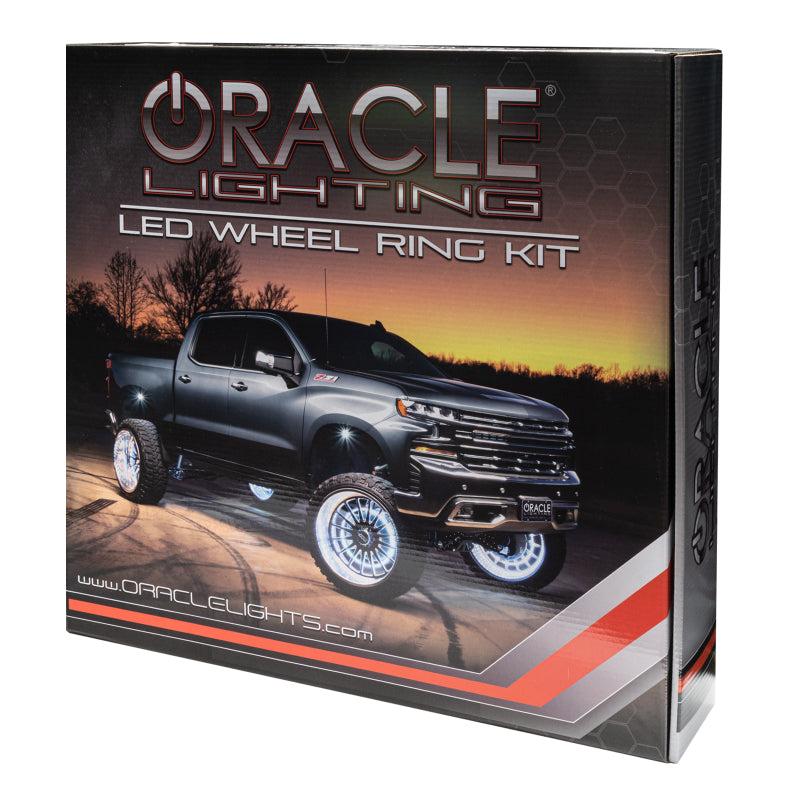 Oracle LED Illuminated Wheel Rings - Aqua