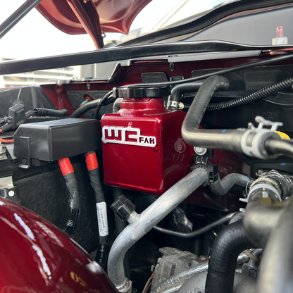 Wehrli 19-23 Cummins 6.7L Coolant Tank (OEM Placement) - WCFab Red