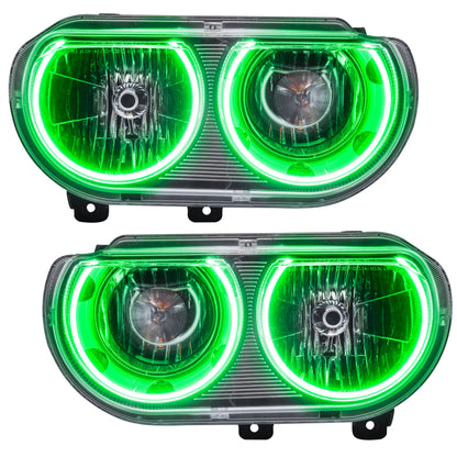 Oracle 08-14 Dodge Challenger SMD HL (Non-HID) - ColorSHIFT w/ Simple Controller