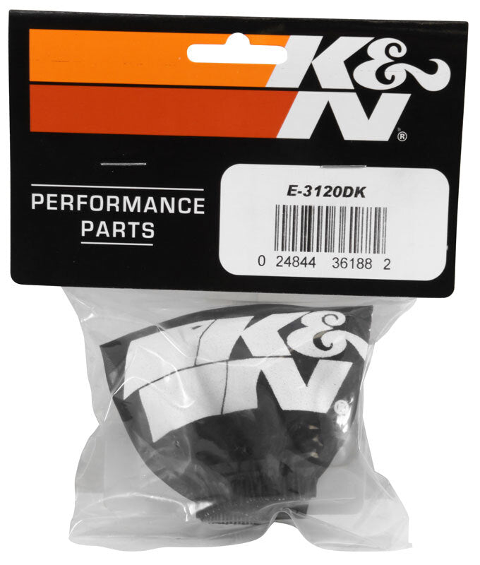 K&N Drycharger Wrap Black Silicone Treated Polyester
