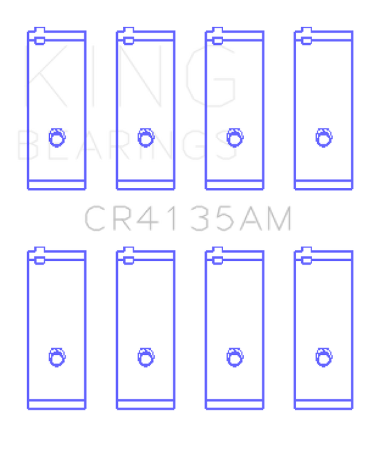 King Engine Bearings 85-01 Toyota 5SFE L4 DOHC 16 Valves (Size +0.50) Rod Bearing Set