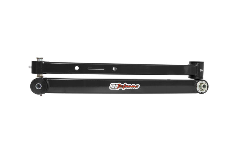 UMI Performance 78-96 GM B-Body Boxed Extended Length Lower Control Arms w/Poly Bushings - Black
