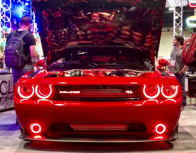 Oracle Dodge Challenger 08-14 LED Fog Halo Kit - UV/Purple