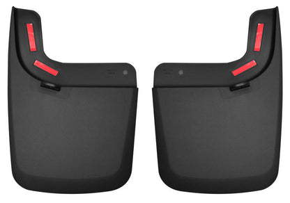 Husky Liners 17 Ford F-250 Super Duty / F-350 Super Duty Rear Mud Guards (w/ Flares) Black