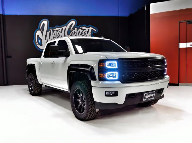 Oracle Chevy Silverado 14-15 Halo Kit Non-Projector Style - ColorSHIFT w/ 2.0 Controller