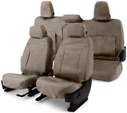 Covercraft 03-06 Chevrolet Silverado Waterproof Polyester SeatSaverFront Row Seat Covers - Taupe