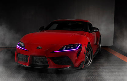 Oracle 20-21 Toyota Supra GR RGB+A Headlight DRL Upgrade Kit - ColorSHIFT