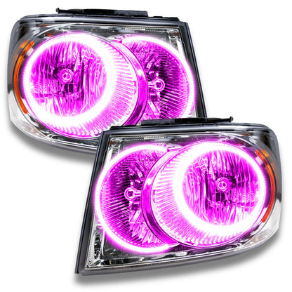 Oracle 07-09 Dodge Durango SMD HL - Chrome - ColorSHIFT w/ Simple Controller