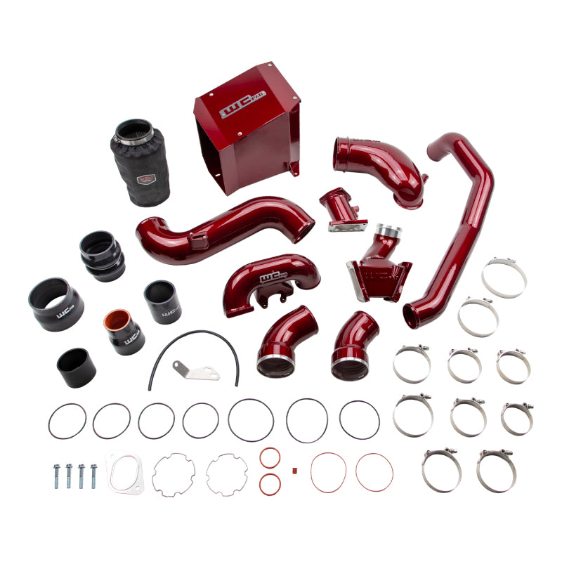 Wehrli 2007.5-2010 Chevrolet Duramax 6.6L LMM Stage 2 High Flow Intake Bundle Kit - Gloss Black