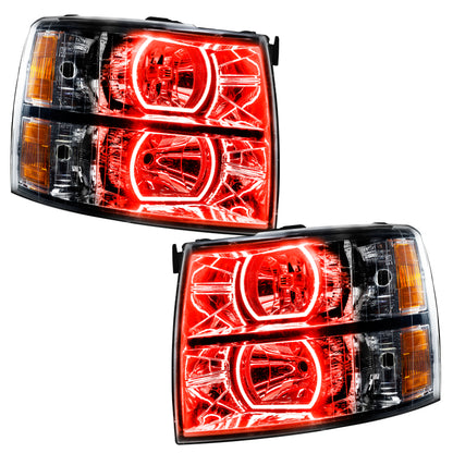 Oracle 07-13 Chevrolet Silverado SMD HL - Black - Square Style - w/o Controller