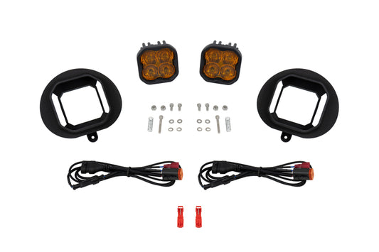 Diode Dynamics 02-08 Dodge Ram 1500/2500/3500 SS3 Fog Light Kit - Yellow Max