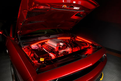 Oracle Engine Bay LED Kit 48in - Red
