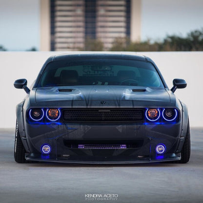 Oracle 08-14 Dodge Challenger Dynamic Surface Mount Headlight Halo Kit - - Dynamic