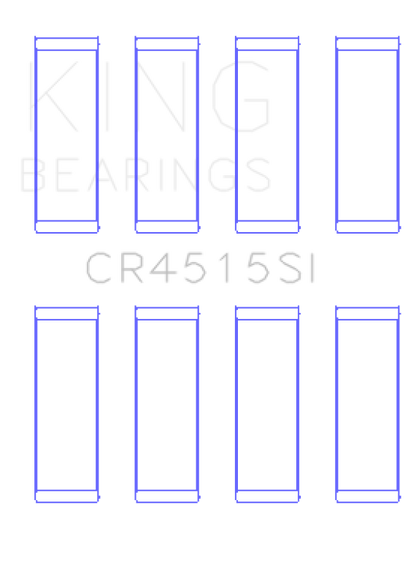 King Engine Bearings Ford/Mazda 2.0L Duratec (Size +0.25) Silicon Bi-Metal Aluminum Rod Bearing Set