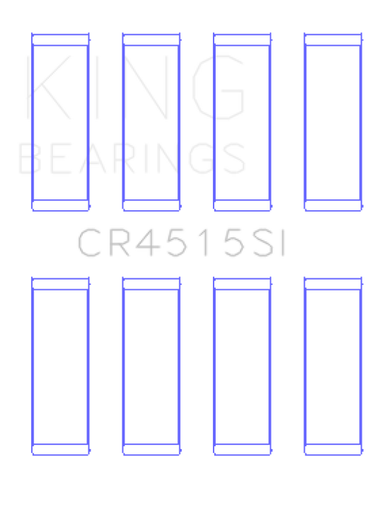 King Engine Bearings Ford/Mazda 2.0L Duratec (Size +0.25) Silicon Bi-Metal Aluminum Rod Bearing Set