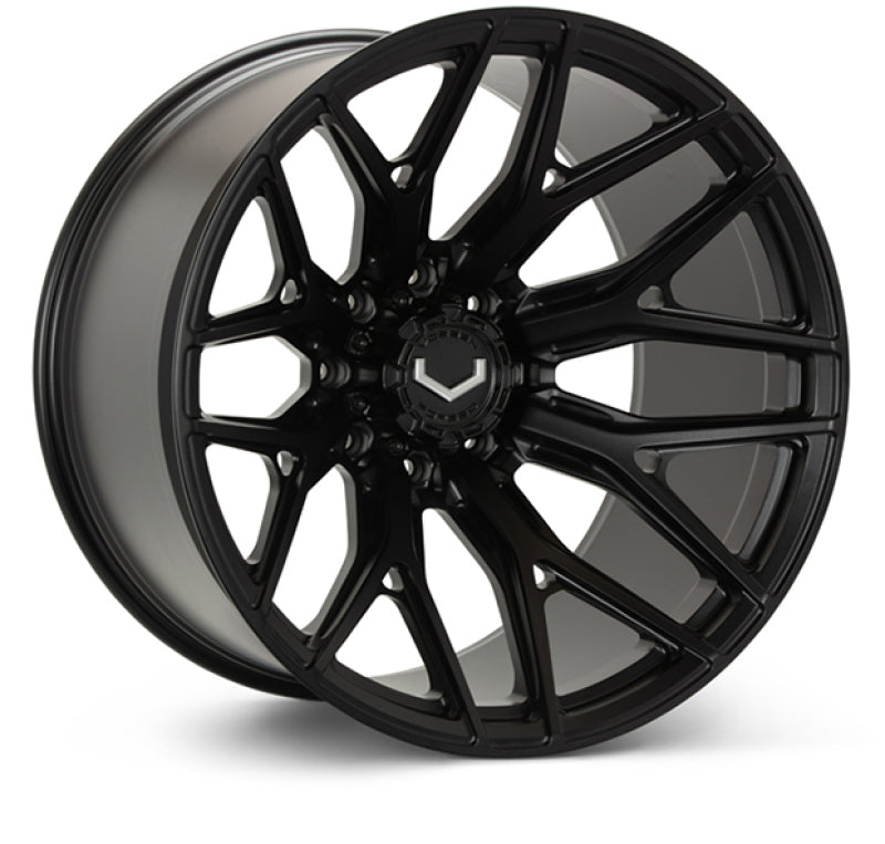 Vossen VFX-03 24x14 - 8x180 - ET75 - Mega Deep - 124.3 - Satin Black Wheel