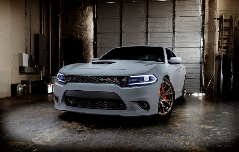 Oracle 15-21 Dodge Charger RGB+W DRL Headlight DRL Upgrade Kit - ColorSHIFT 2