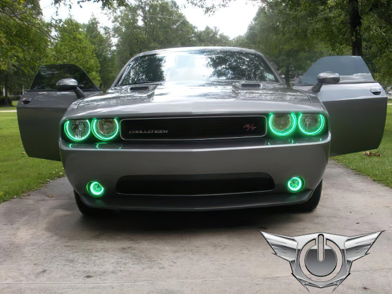 Oracle Dodge Challenger 08-14 Halo Kit (NonProjectorHL) - ColorSHIFT w/ 2.0 Controller